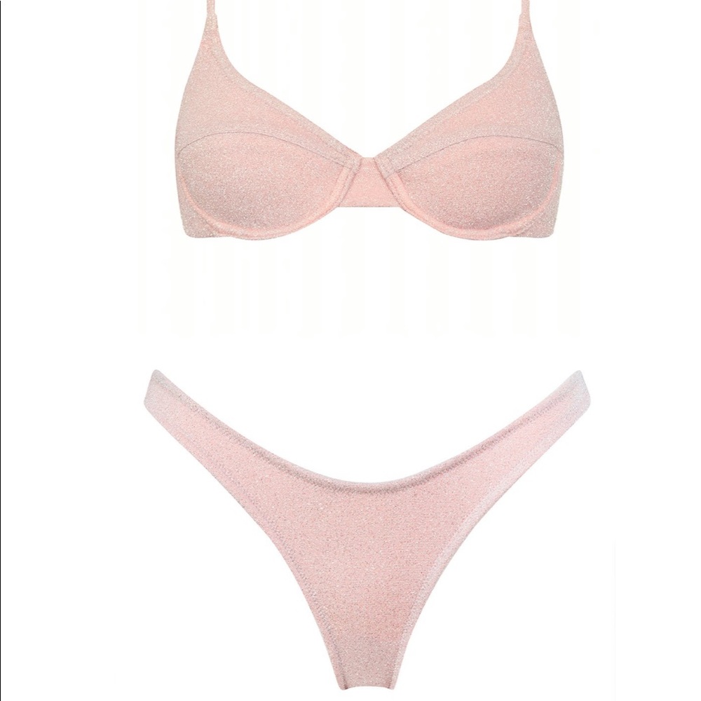 Triangle Bikini Lina Blush NWOT